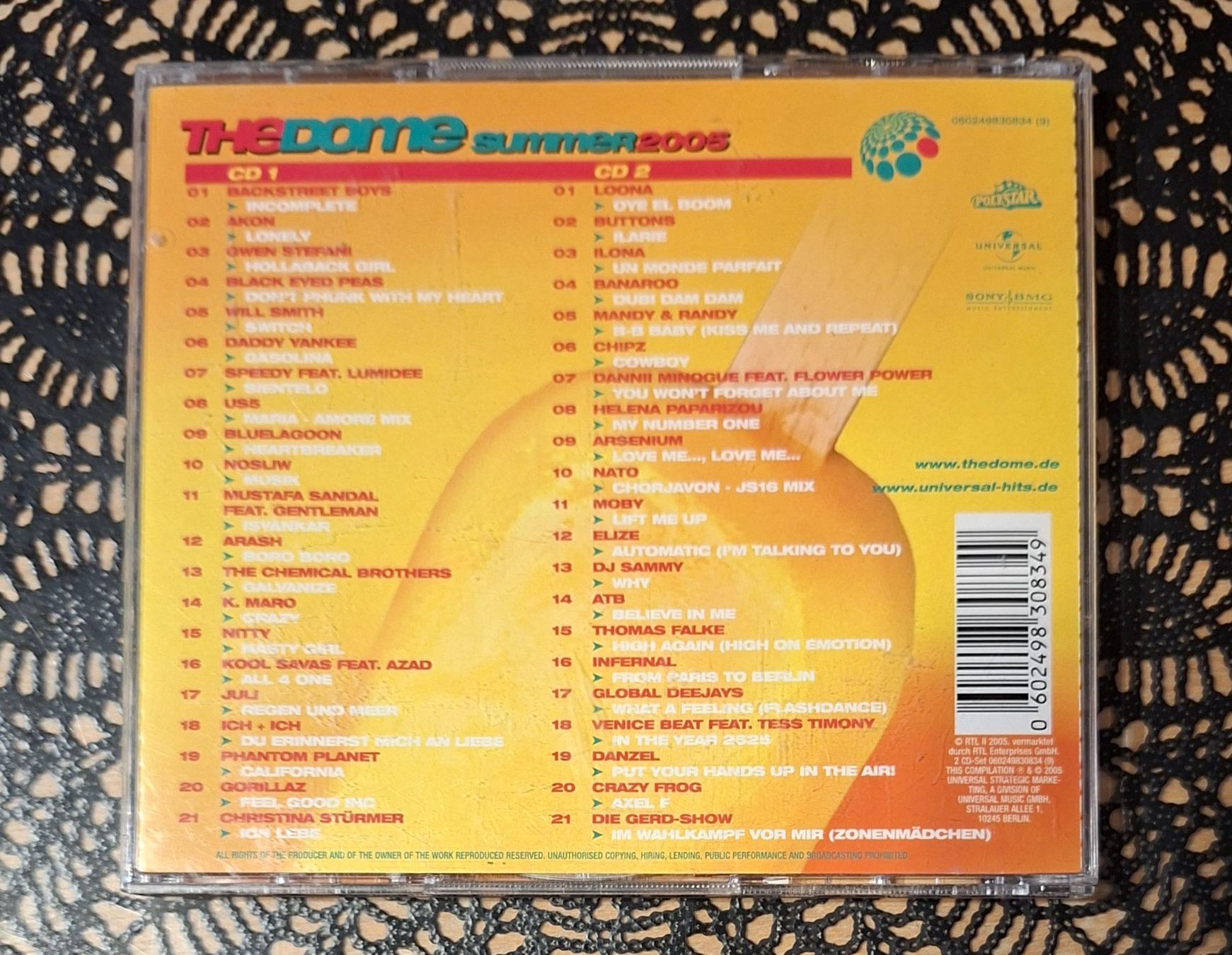 CD: The Dome Summer 2005, Doppel-CD, Hit Compilation, Sampler – Usato da Amriswil venduto da Celini3 1
