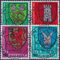 1981, J277-J280 (Pro Juventute) Satz mit Ersttags-Stempel.