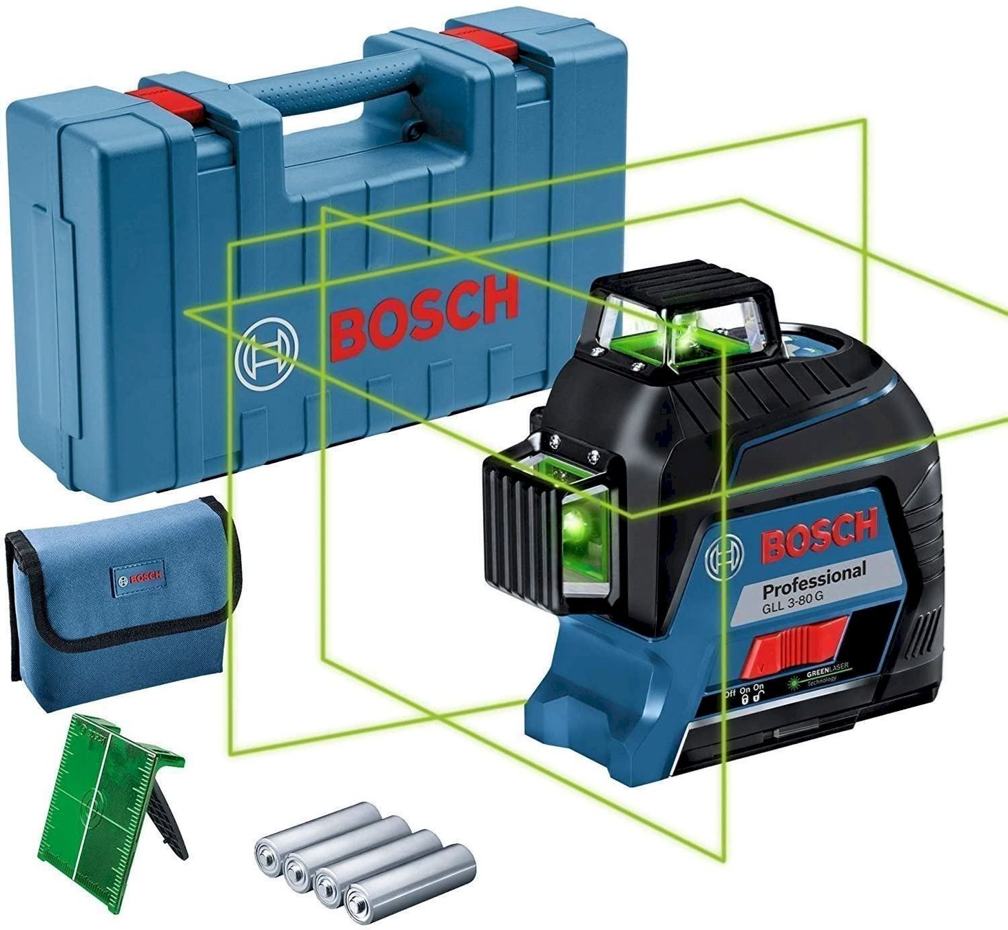 Messen: Bosch GLL 3-80G Professional Linienlaser – Neu und originalverpackt aus Bottighofen von zaap