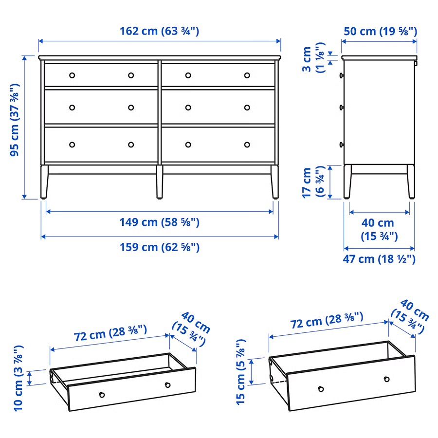 Ikea Cassettiere: IKEA IDANÄS  Kommode neuwertig Top – Nuovo (secondo la descrizione) da Wettingen venduto da rog_fhz5 4