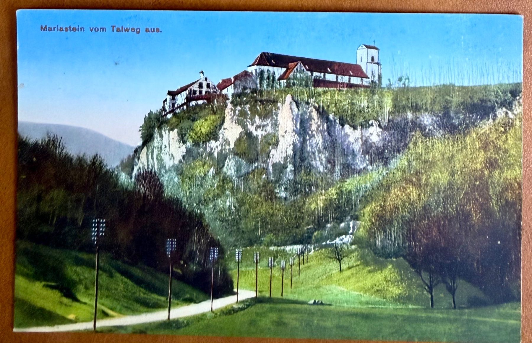 Cartoline postali: Mariastein vom Talweg aus - AK – Usato da Lutry venduto da Ediego
