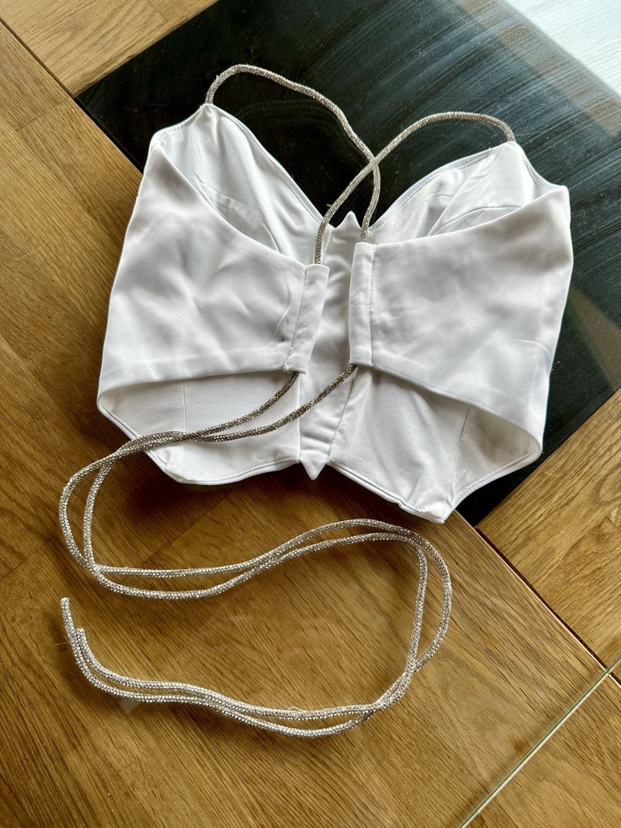 Tops: Bustier blanc à lacer FB sister T.XS – Gebraucht aus Perroy von barballalla 1