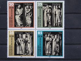 DDR 1983 Naumburger Dom Stifter 4er **