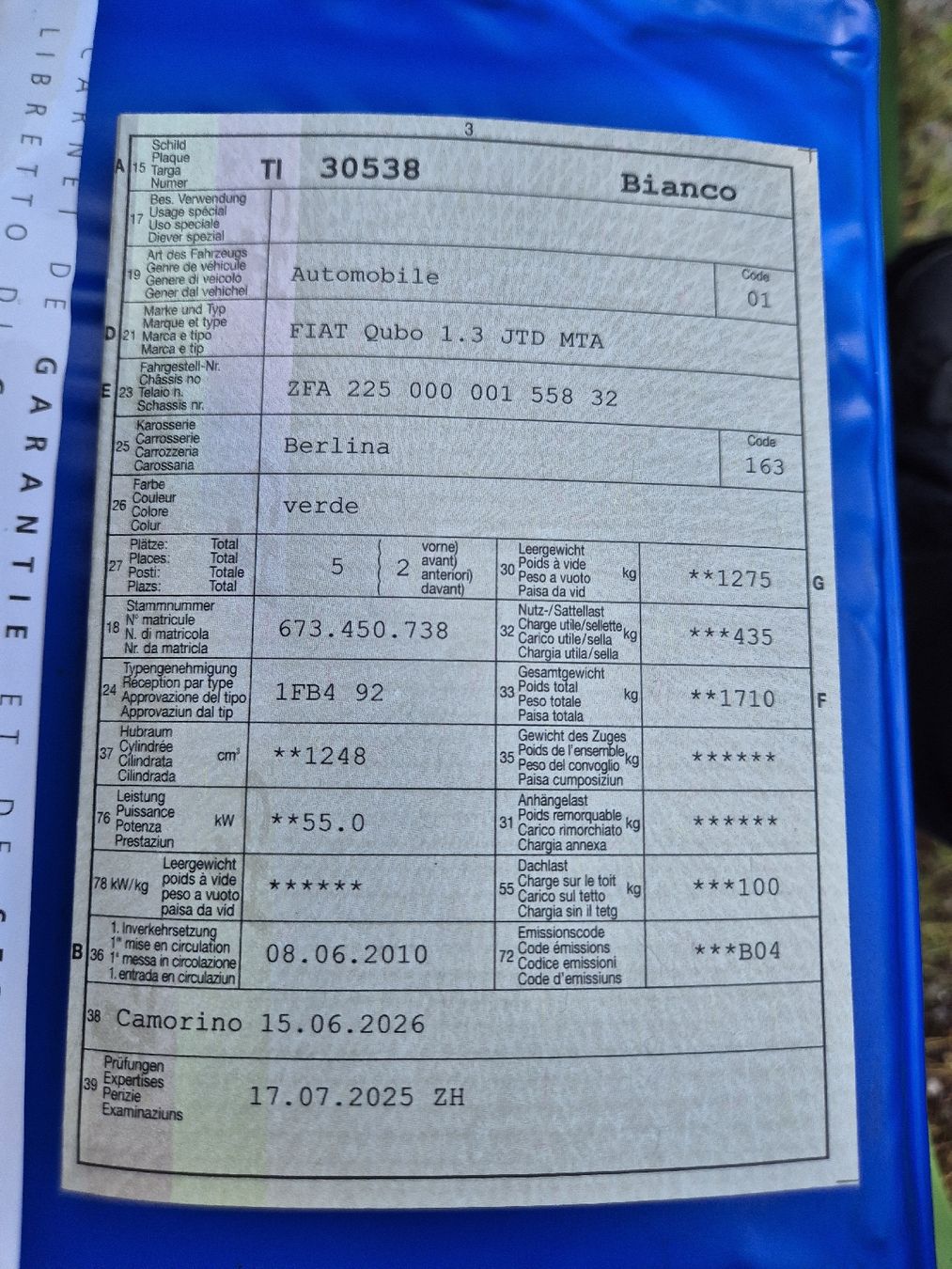 Fiat Automobili: Fiat Qubo – Usato da Brissago venduto da Tino1984 3