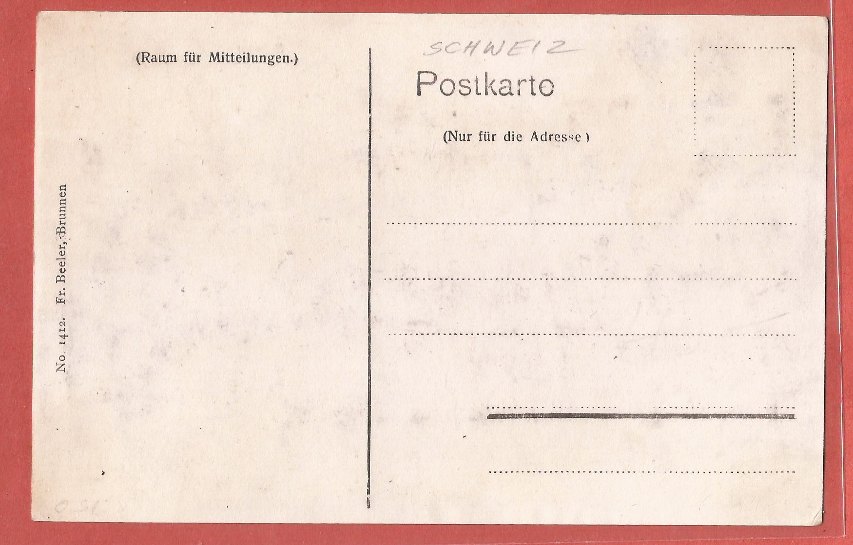 Cartoline postali: Goldau - Bahnhof mit Gotthardbahn - ca. 1910 – Usato da Fislisbach venduto da Porano 1