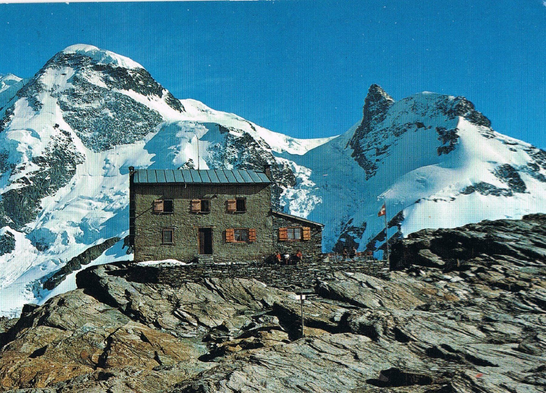 Cartoline postali: Zermatt Gandegghütte 3029 m – Usato da Buchs AG venduto da Baerfisch