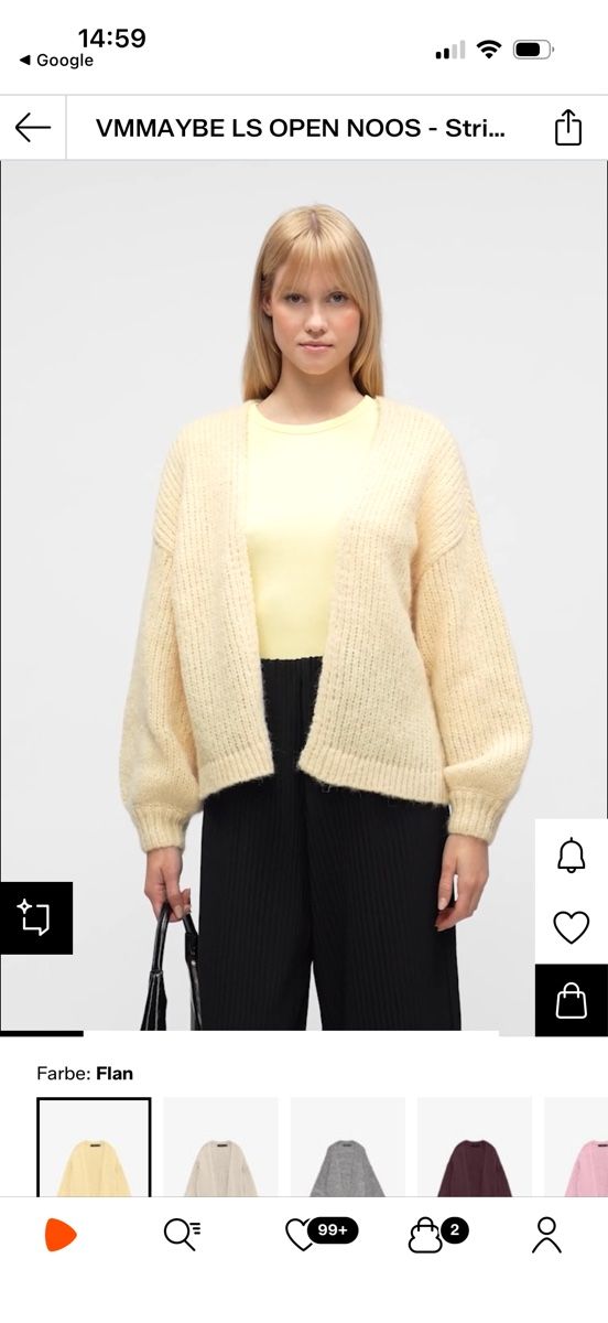 Maglioni & Felpe: Vero Moda Strickjacke Grösse L – Usato da Wolfhausen venduto da lunaire01 3