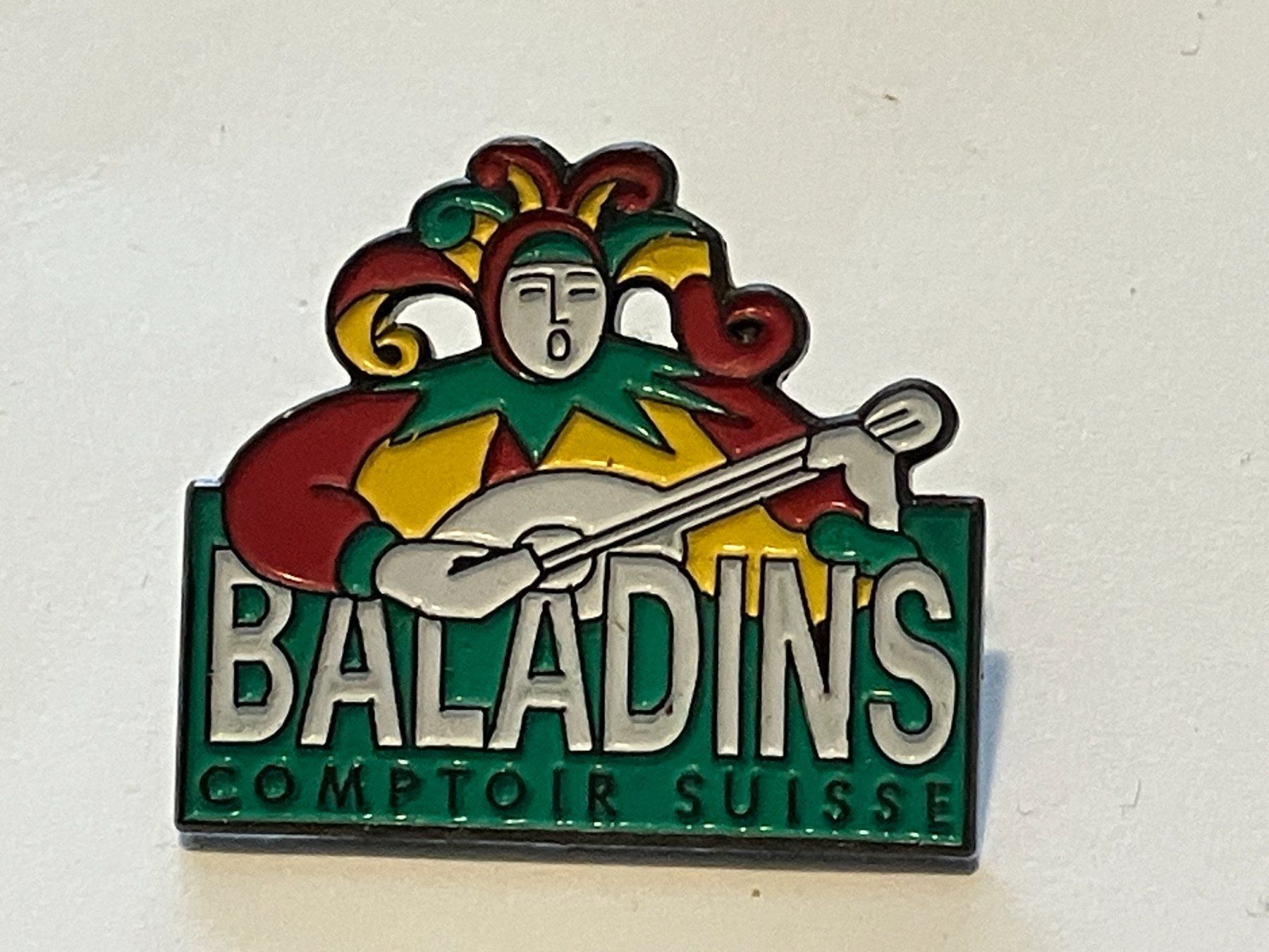 Placchette & Badge: 1 Pin Baladins Comptoir Suisse – Usato da Basel venduto da djwwpp