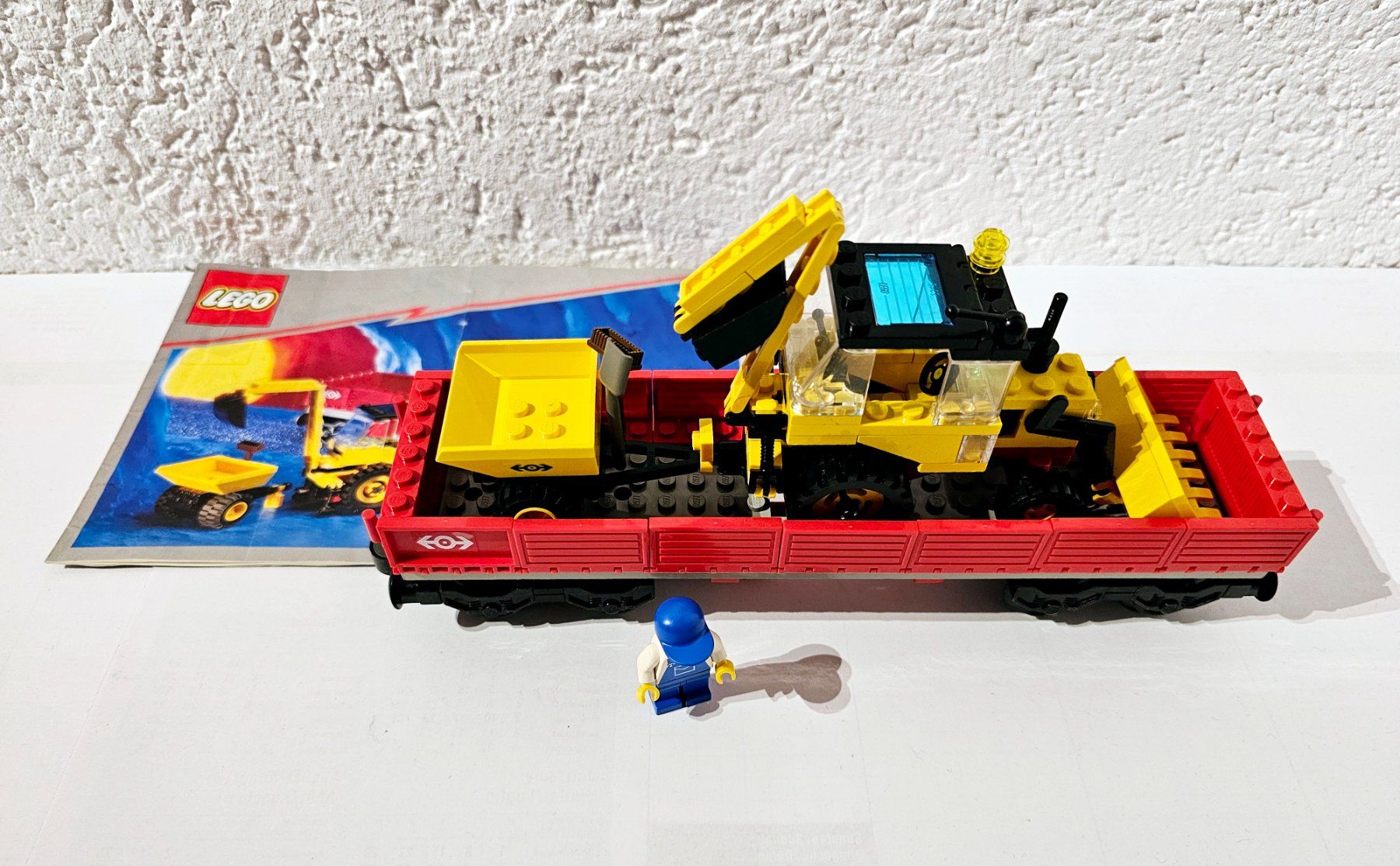 Lego Baukästen: LEGO EISENBAHN 4543 RAILROAD TRACTOR FLATBED – Gebraucht aus Turbenthal von Ddanuh 6