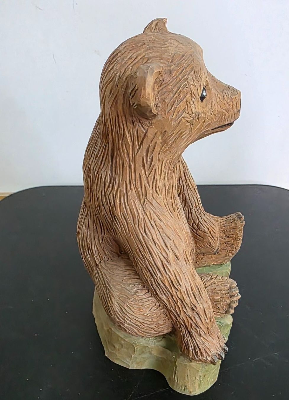 Statuette: Schöne handgeschnitzte Bärenfigur aus Holz – Usato da Flums venduto da Flumsantik 1