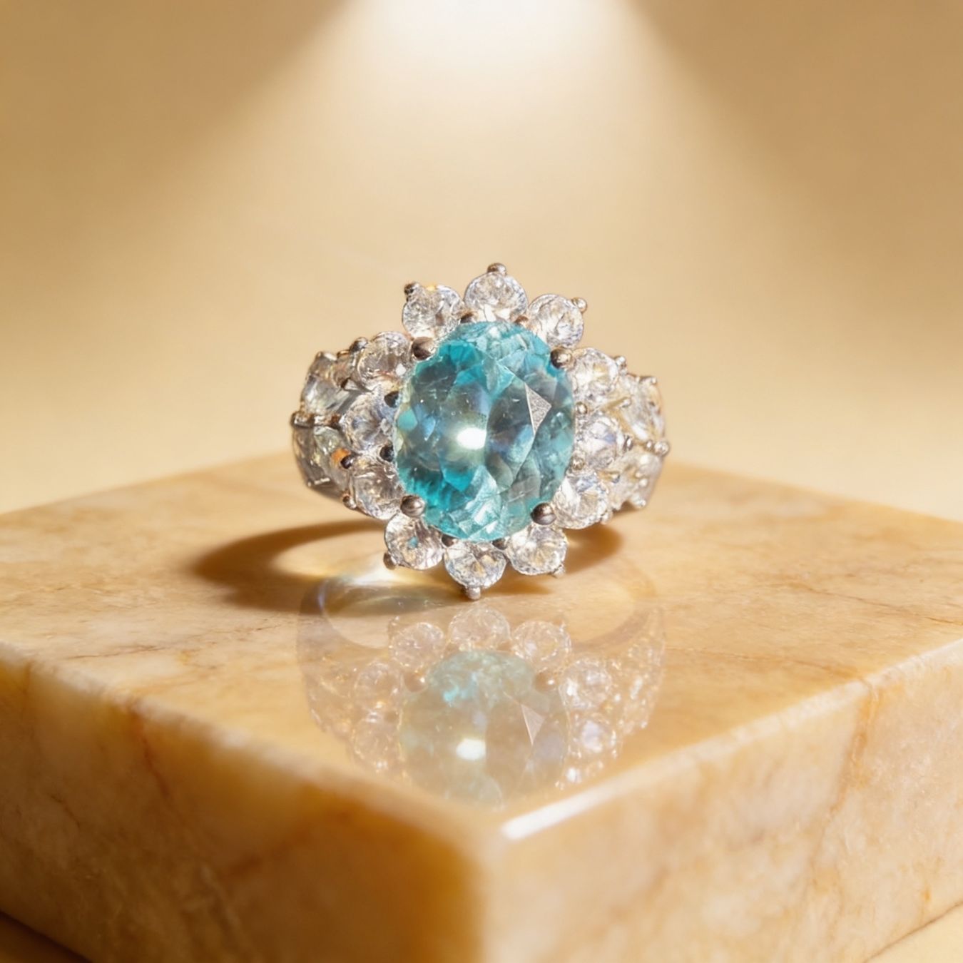 Ringe: Bague tourmaline Paraiba – Neu und originalverpackt aus St-Maurice von Sandrinette123