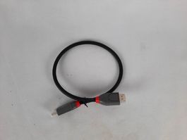 LINDY DisplayPort Anschlusskabel 0.50 m Schwarz