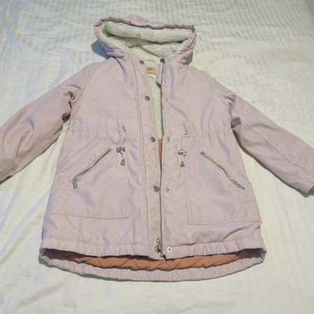 Parka rosa Grösse 128 guter Zustand