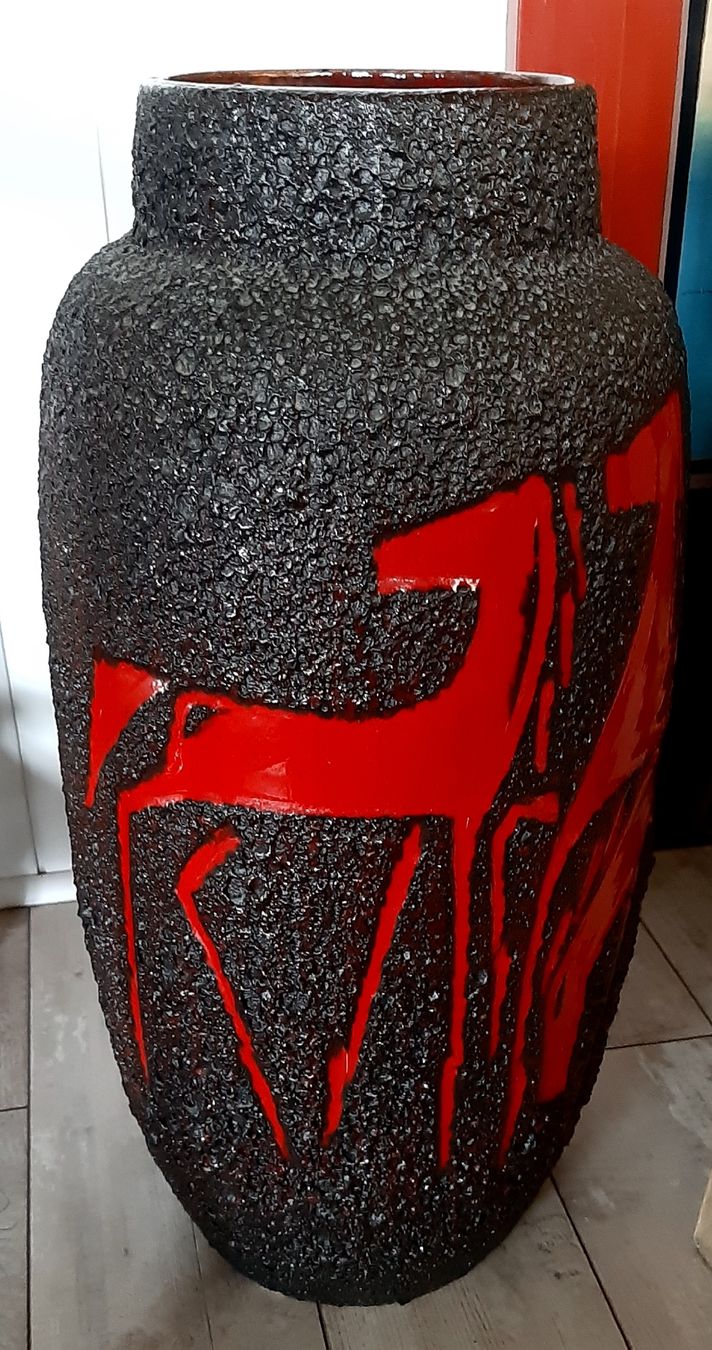 Vasen & Gefässe: Grosse  intakte  Fat  Lava  Vase  -  50-70er? – Neu (gemäss Beschreibung) aus Tagelswangen von BrigittaC01 1