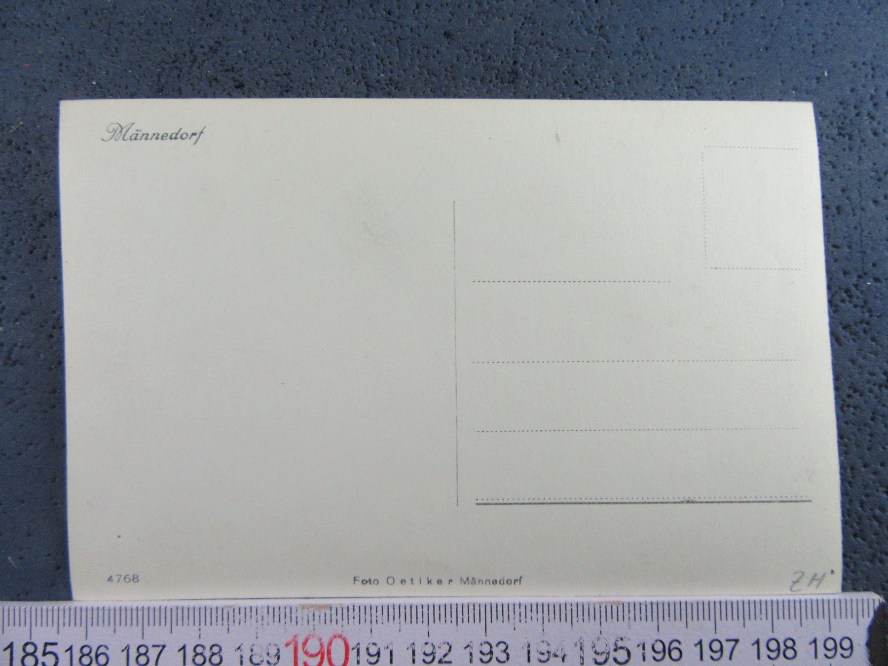 Cartoline postali: MÄNNEDORF ZH AK – Usato da Ettingen venduto da Hausi4711 1