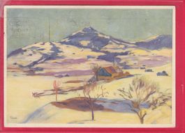 PRO JUVENTUTE KARTE, SCHNEE IM MÄRZ, 31.12.1928