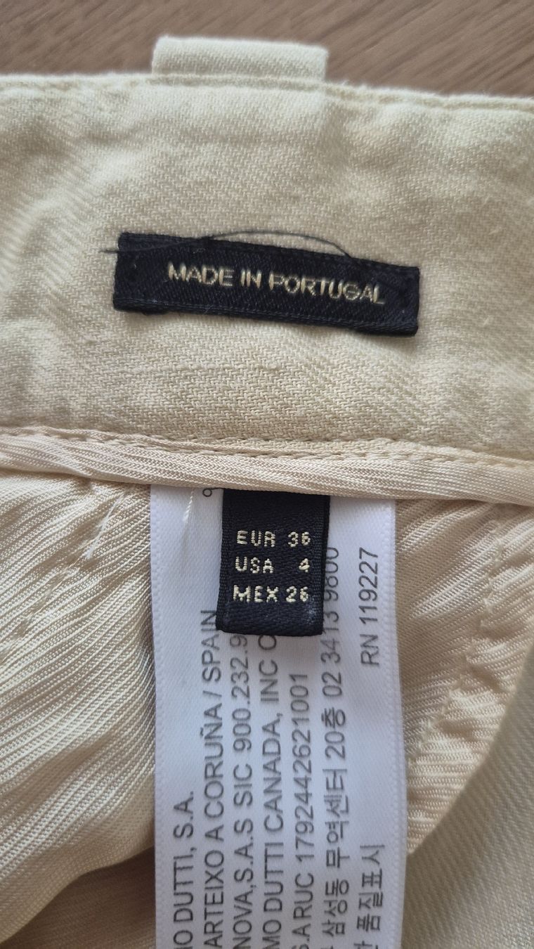 Massimo Dutti Pantaloni: Leinen Shorts beige Gr. 36.Massimo Dutti  – Usato da Winterthur venduto da ann_7lxx 6