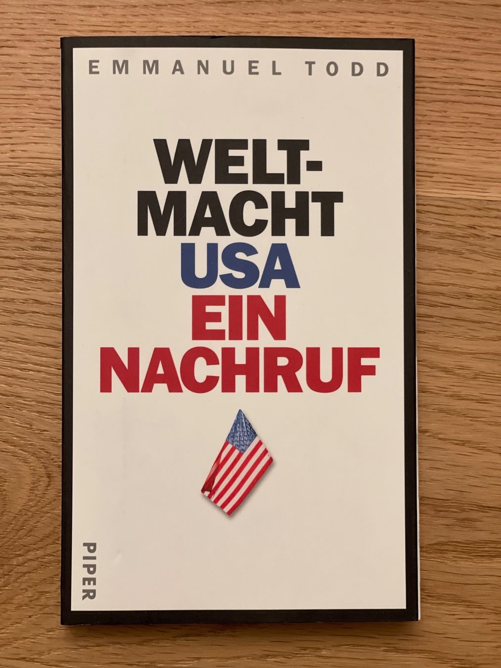 Libri: Weltmacht USA. Ein Nachruf. – Nuovo (secondo la descrizione) da Meisterschwanden venduto da GleMar