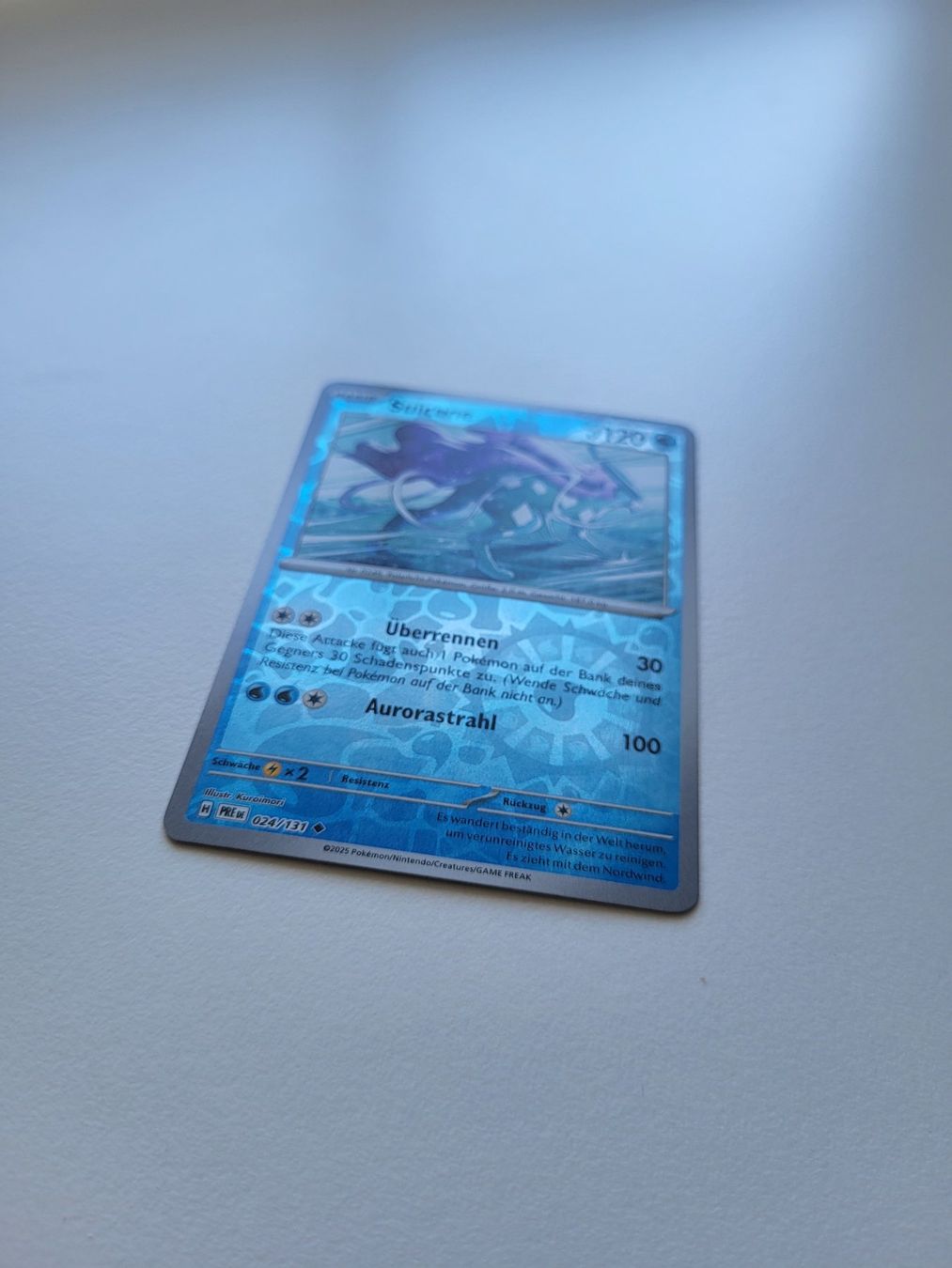 Pokémon Sammelbilder & Trading cards: Suicune (Prismatic Evolutions 024/131) reverse Holo – Gebraucht aus Erlenbach ZH von ram_mjn5 1