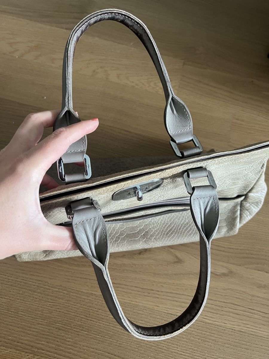 Longchamp Taschen für Damen: Sac Longchamp Gatsby - cuir serpent & intérieur léopard – Gebraucht aus Lausanne von Stephaniesdressing 4