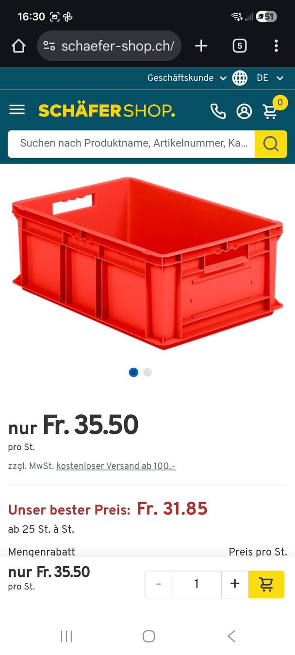 Casse di trasporto: Euro Box SSI Schäfer – Usato da Luzern venduto da Samuel90 7