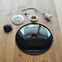 Stalllampe Blech mit Rosette von Ferroluce Italien