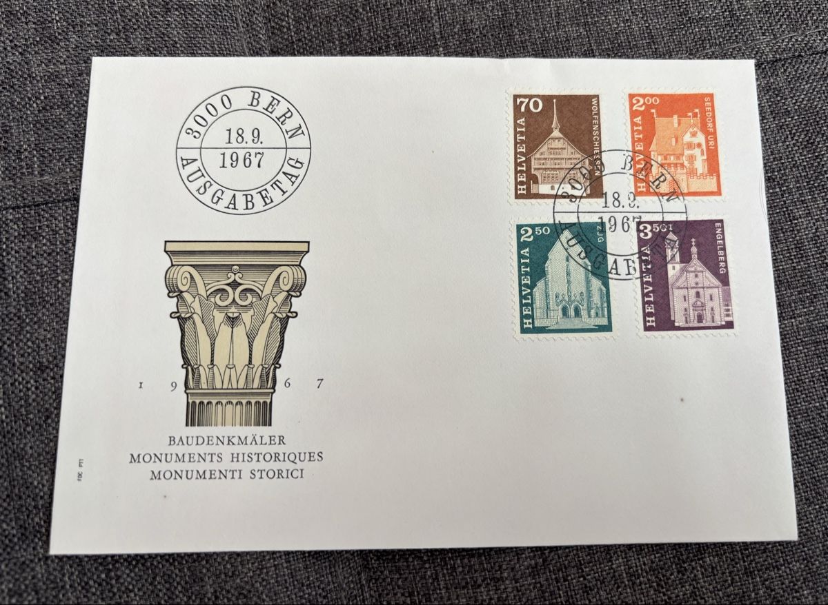 Tous les timbres: Ersttagesbriefe Baudenkmäler  – Neuf (Voir description) à Binningen par Alpakat 2