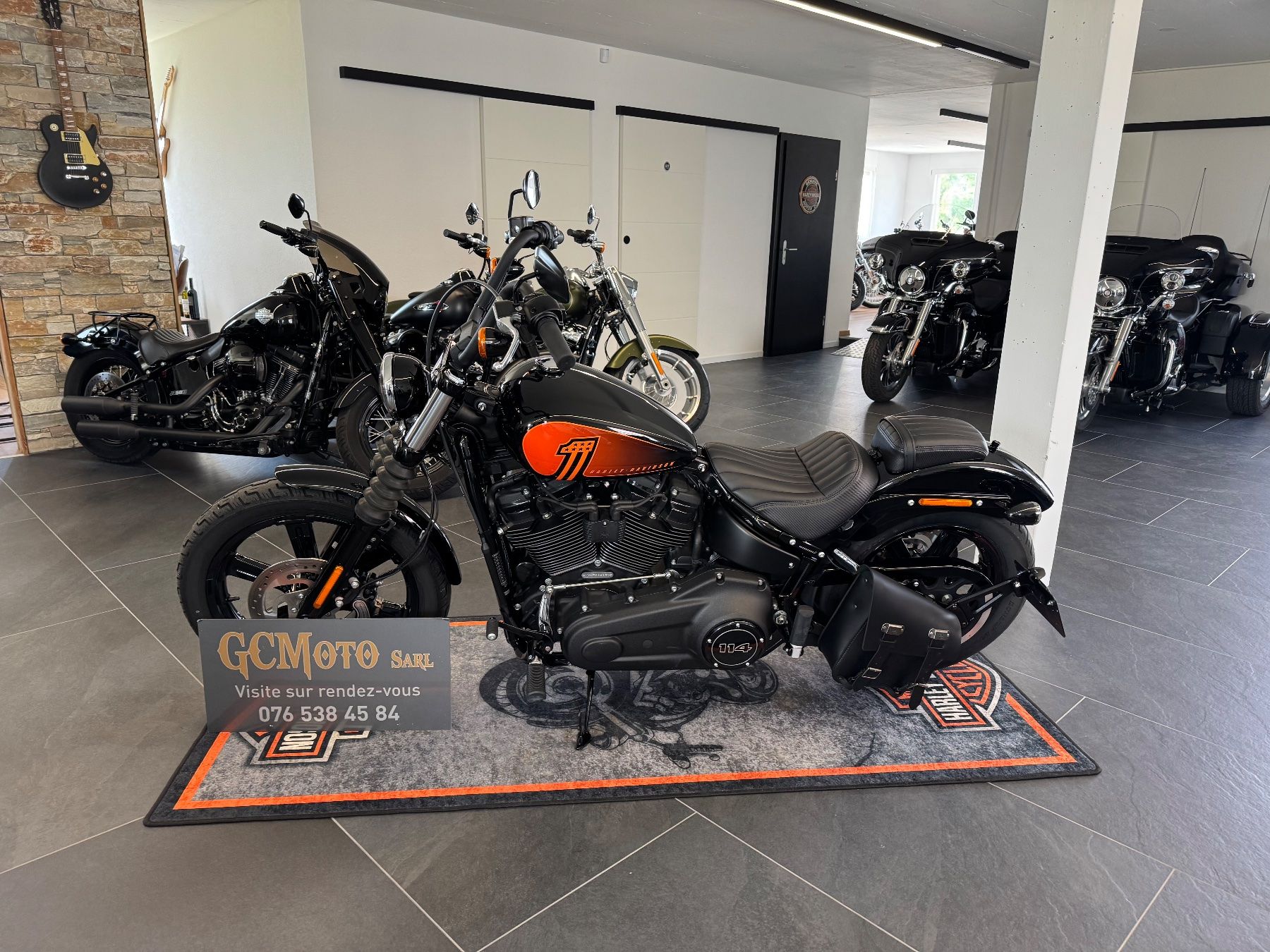 Harley-Davidson Chopper: Harley Davidson Softail 115 Street Bob LEASING POSSIBLE – Usato da Echallens venduto da HD90 5