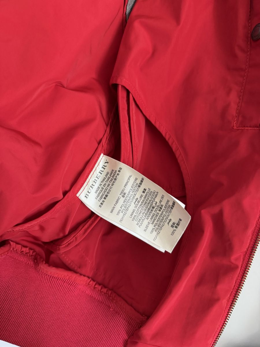 Burberry Giacche: Jacke Burberry Rot Grösse S – Usato da Zürich venduto da bec_kd7z 4