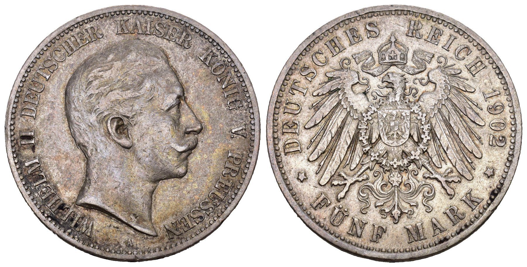 Alle Münzen: Preussen 1902 – Gebraucht aus Bern von numismatictops