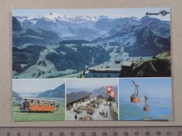 Stanserhorn, Stans, 1985, Bahn, Standseilbahn, Luftseilbahn