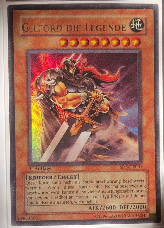 YuGiOh Gilford die Legende 1.Auflage Kaufen auf Ricardo