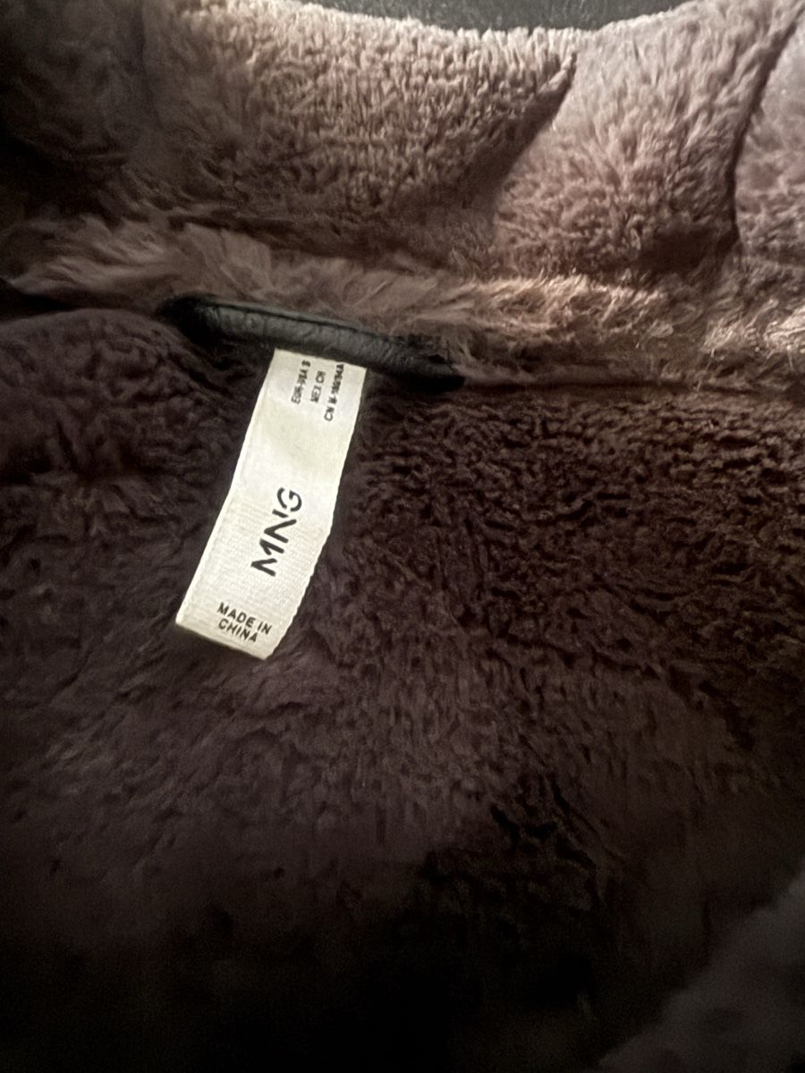 Mango Giacche: MNG Leder Jacke, Kunstleder mit Teddyfutter, Gr. S – Nuovo (secondo la descrizione) da Bilten venduto da and_6hjn 2