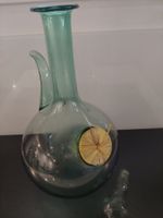 originelle Kühlkaraffe, Glas, H. 32 cm