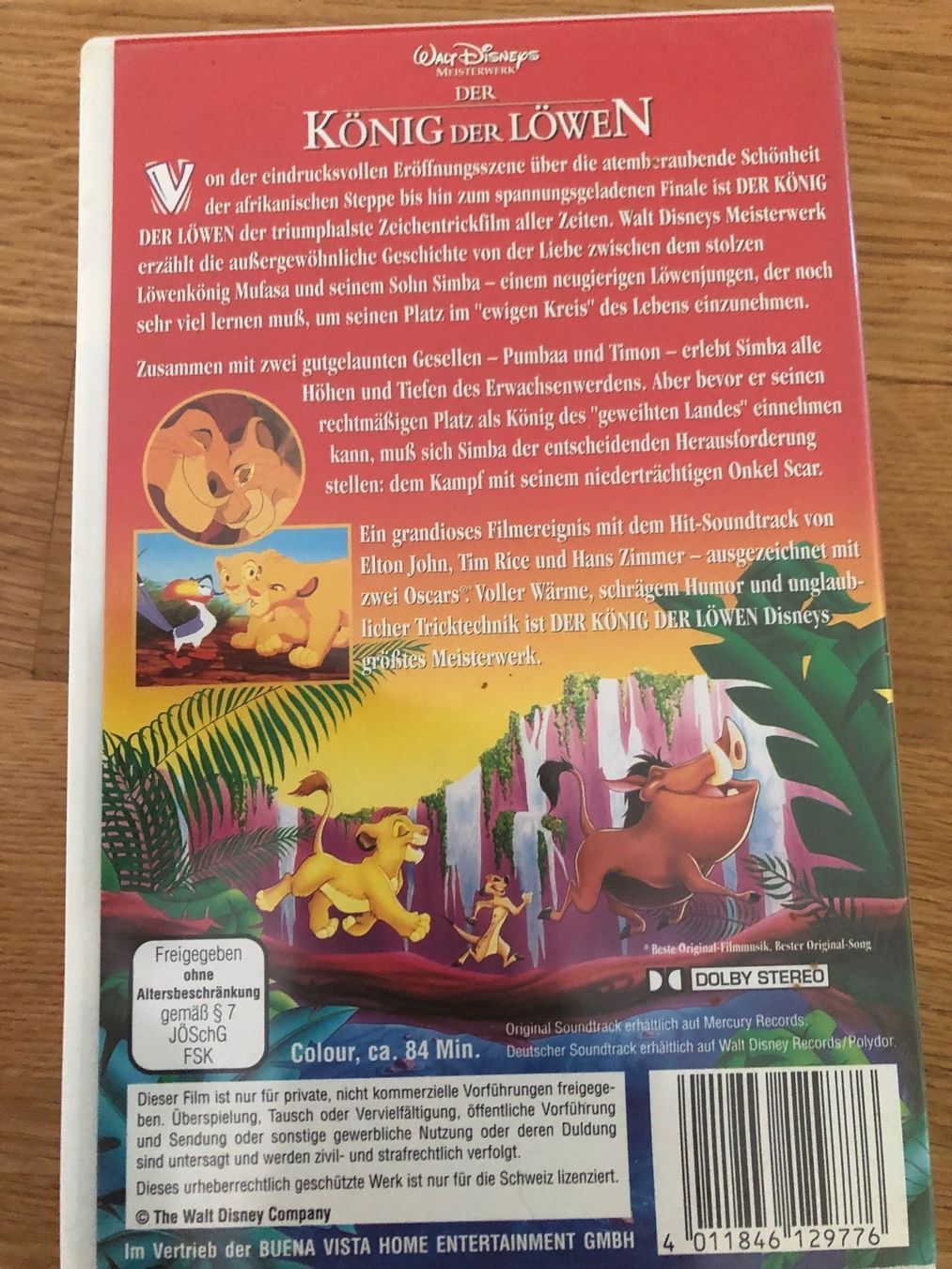 Tutti i VHS: VHS könig der löwen – Nuovo (secondo la descrizione) da Herzogenbuchsee venduto da warrior77 3