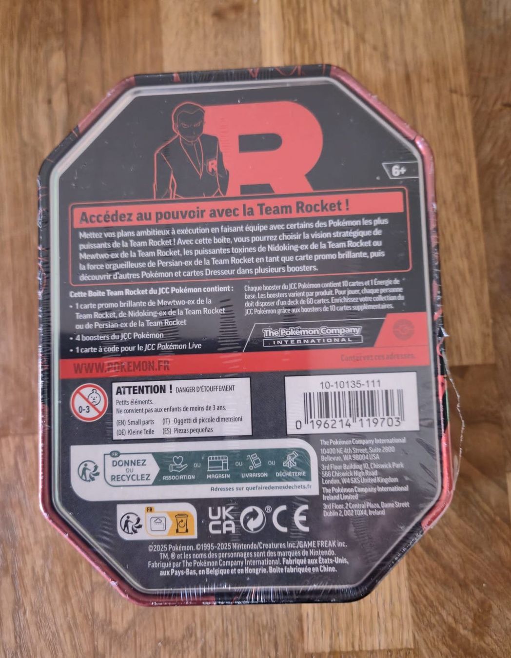 Pokémon Cartes à collectionner: Pokémon Team Rocket tin MISPRINT sealed FR – Neuf avec emballage d'origine à Biel/Bienne par DigiPok 2