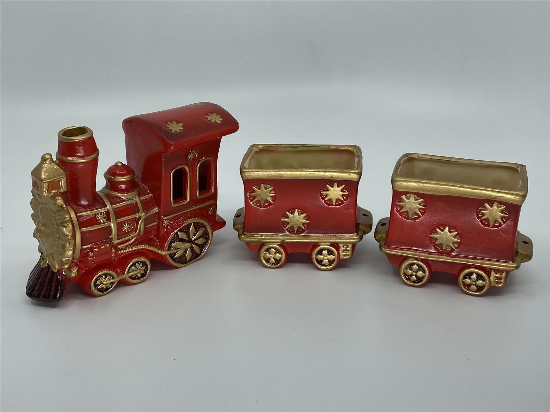 Tutte le decorazioni: Weihnachtszug aus Keramik ca. 30cm – Nuovo (secondo la descrizione) da Langwiesen venduto da rtWebshop 1