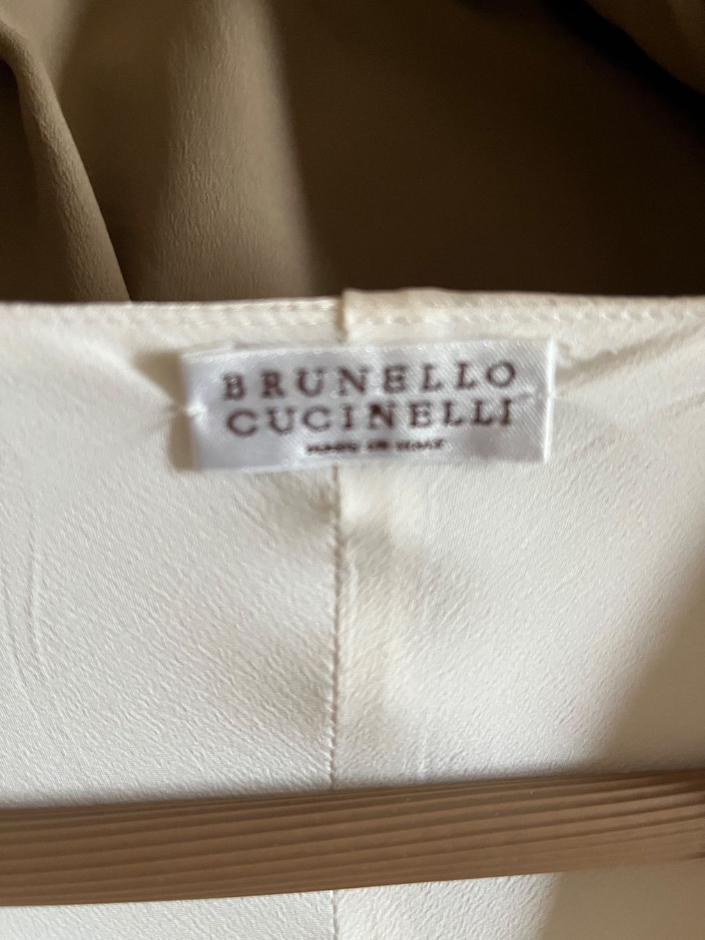 Brunello Cucinelli Camicette: Original Brunello Cucinelli Bluse aus Seide Gr S – Usato da Engelberg venduto da weisserstern 2