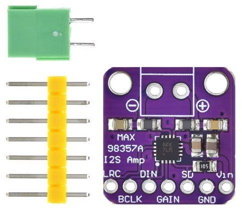 Amplificatori: MAX98357 I2S 3W Class D Verstärker Modul – Nuovo e nell'imballaggio originale da Sursee venduto da allduino