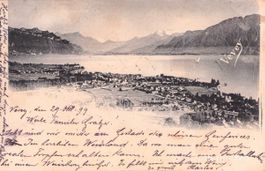 Vevey VD // 1899 (!) Lac Leman // Sommer