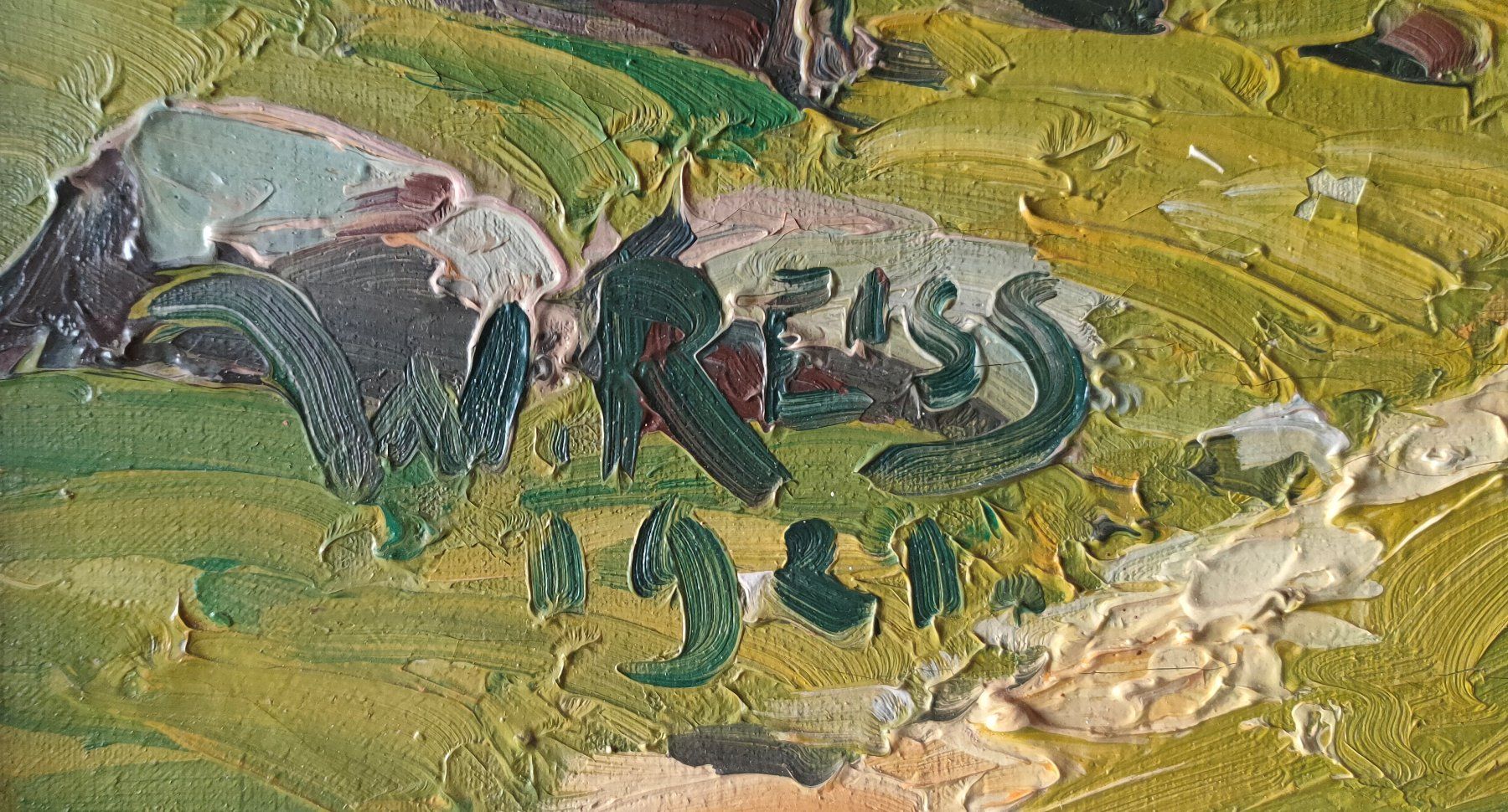 Dipinti: Oelbild Herbstlandschatft – Usato da Sigriswil venduto da Ricola1977 1