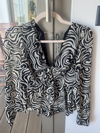 Zebra Print blouse