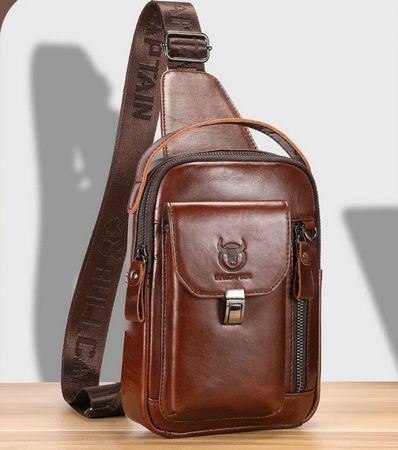 Umhängetasche aus Leder Retro-Stil - Sac à bandoulière