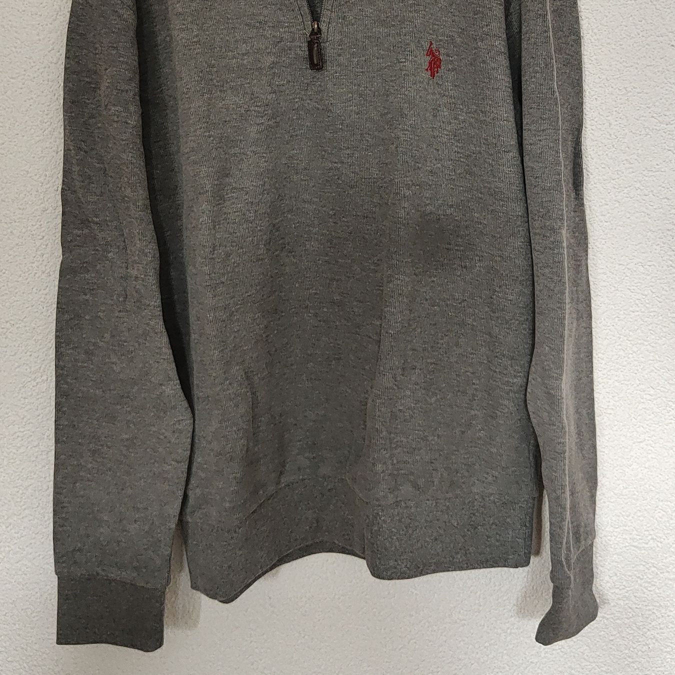 US Polo Maglioni & Felpe: US Polo Assn Pullover grau mit Reissverschluss – Usato da Niederscherli venduto da lavan1996