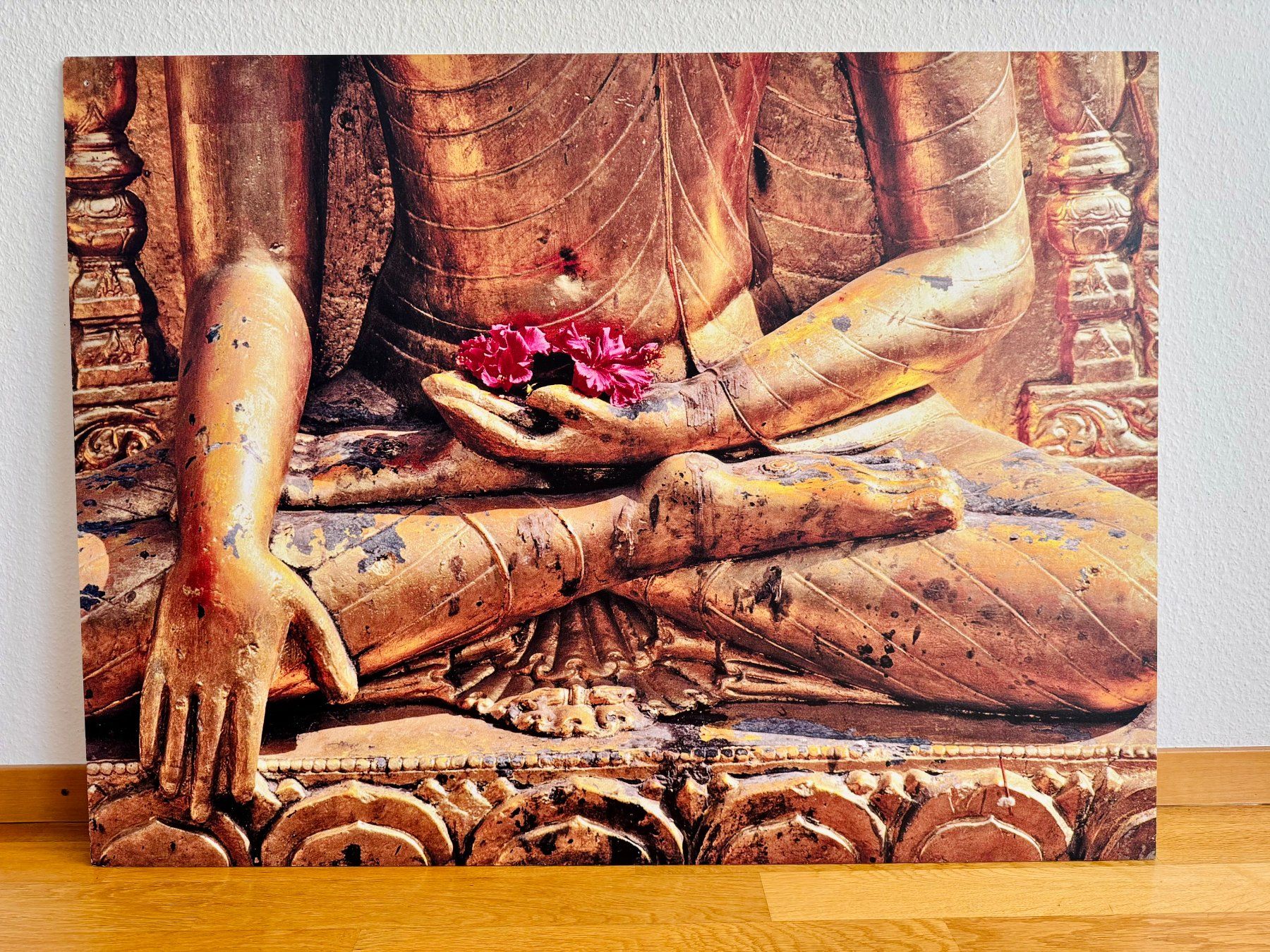 Foto & Immagini: Tableau Bouddha Olivier Föllmi + Canvas Nature Forêt – Usato da St-Sulpice VD venduto da Onemix