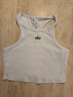 Alo Yoga Crop Top – Weiss | Grösse S | Neuwertig