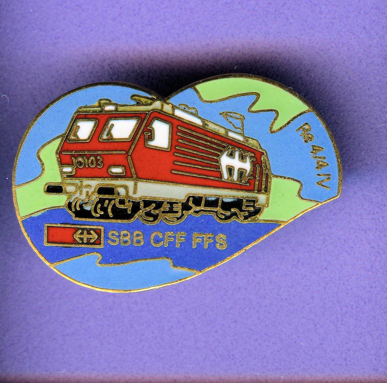 SBB/CFF/FFS Placchette & Badge: SBB CFF FFS  Re 4/4 lV – Usato da Winterthur venduto da Sammleroase
