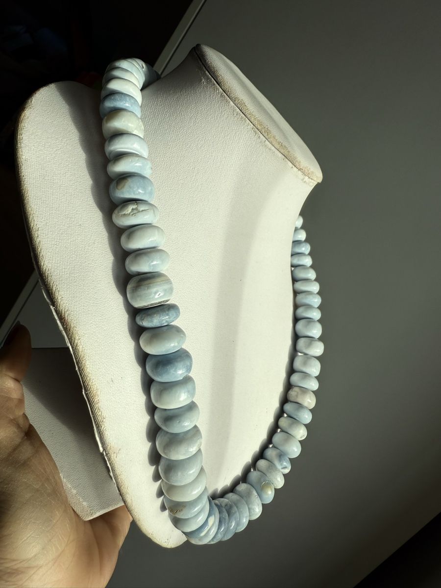 Catenine: Wunderschöne, blaue Opal Kette NEU – Nuovo e nell'imballaggio originale da Basel venduto da Chili007 3