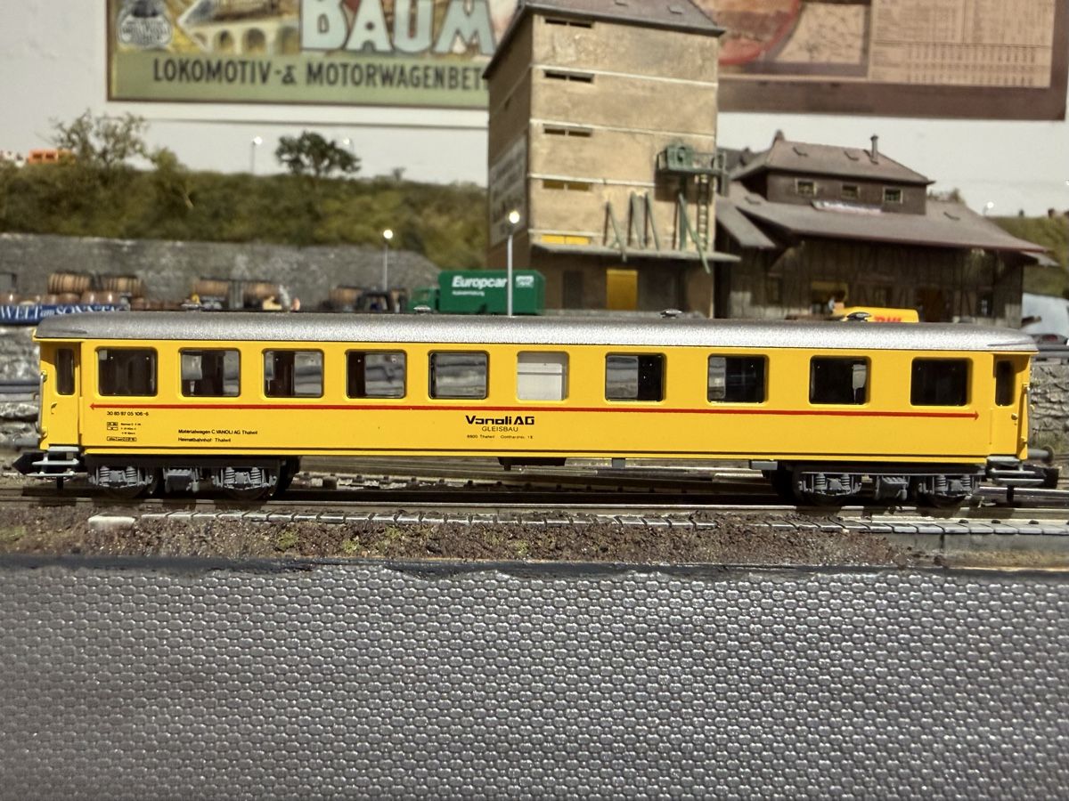 Wabu Modelleisenbahnen: Wabu Spur N Vanoli Materialwagen – Neu (gemäss Beschreibung) aus Pfäffikon ZH von HR89 1