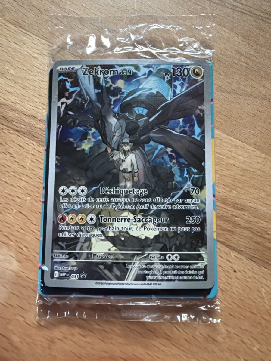 Pokémon Sammelbilder & Trading cards: Zekrom de N [Sealed] 031 FR – Neu und originalverpackt aus Conthey von Vswissplugs.com 1